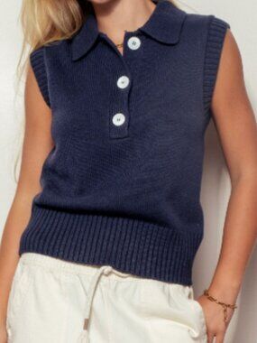 Sleeveless Knit Vest